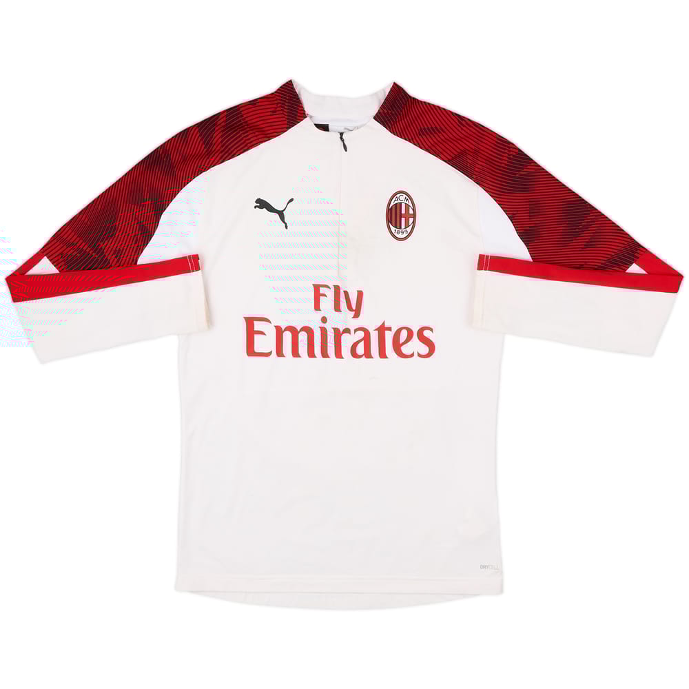2019-20 AC Milan Puma Player Issue 1/4 Zip Drill Top #79 - 5/10 - (S)