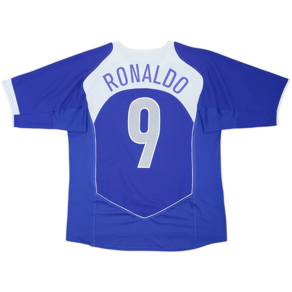 2004-06 Brazil Away Shirt Ronaldo #9 - 8/10 - (L)