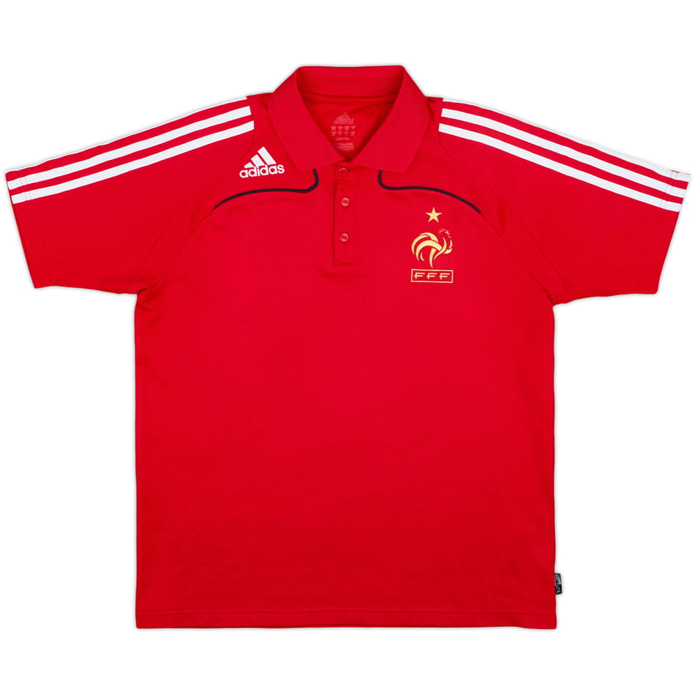 2007-08 France adidas Polo Shirt - 8/10 - (L)