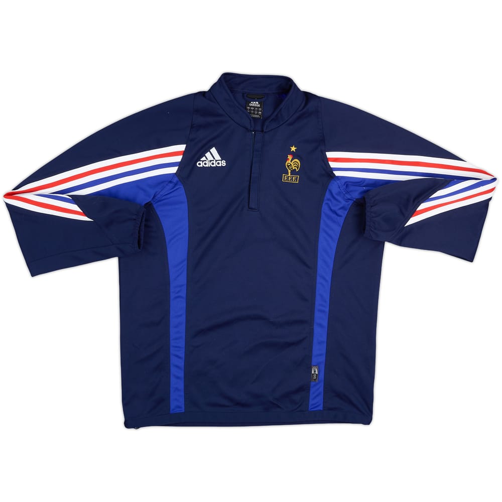 2003-04 France adidas 1/4 Zip Drill Top - 7/10 - (S)