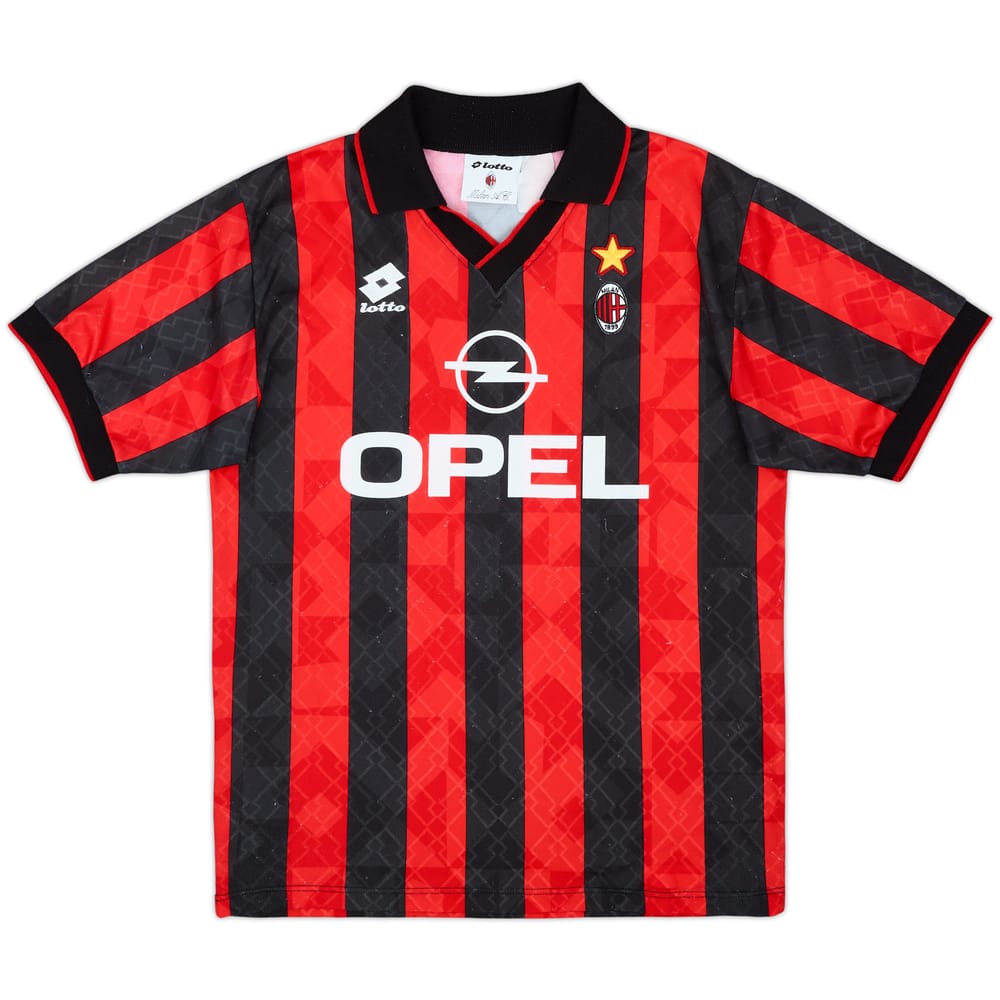 1995-96 AC Milan Home Shirt - 5/10 - (L)