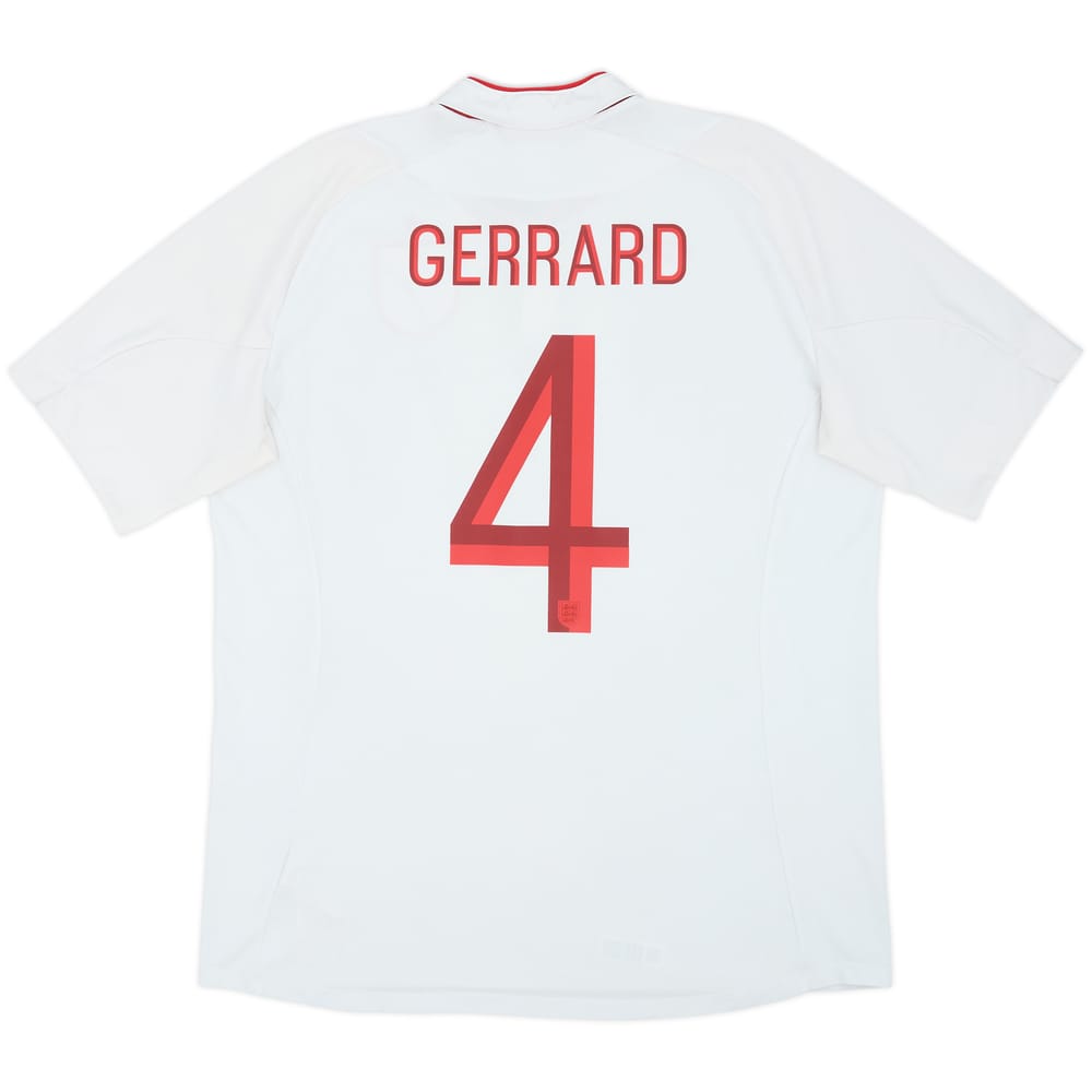 2012-13 England Home Shirt Gerrard #4 - 5/10 - (L)