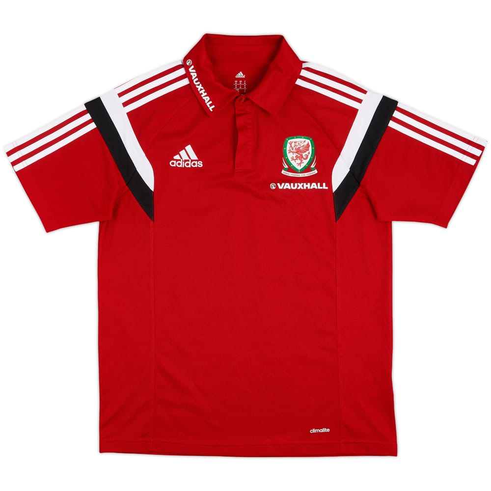 2014-15 Wales adidas Polo Shirt - 8/10 - (M)