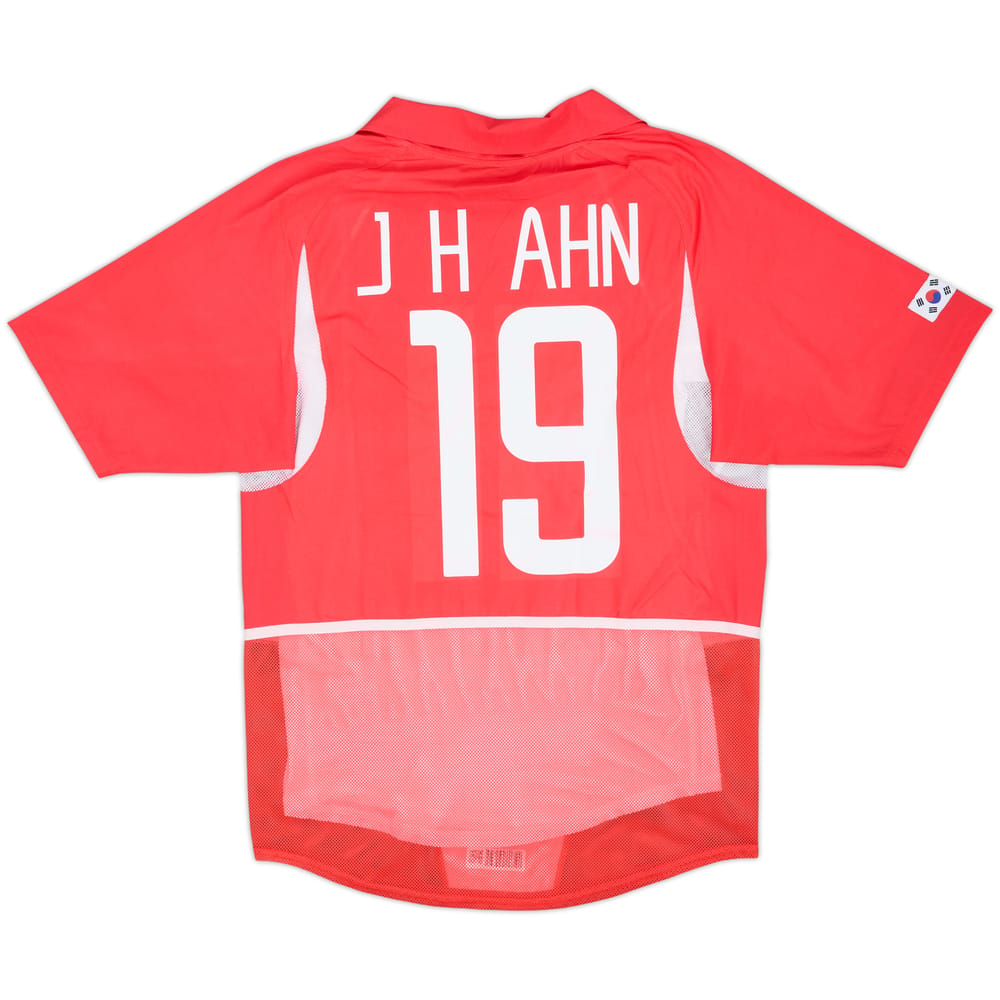 2002-03 South Korea Player Issue Home Shirt J.H.Ahn #19 - 9/10 - (S)