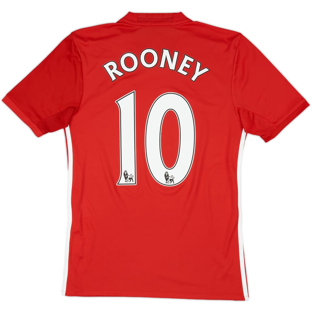 2016-17 Manchester United Home Shirt Rooney #10 - 9/10 - (XS)