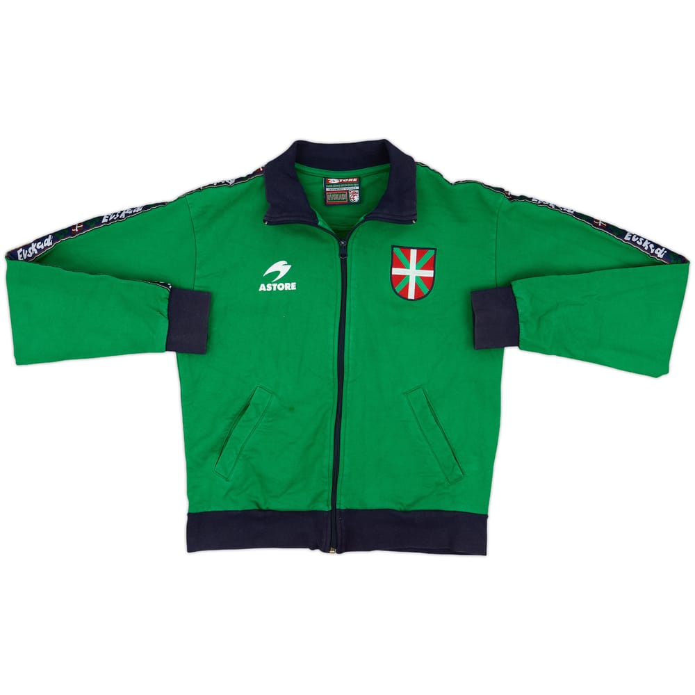 1995-96 Basque Country Astore Track Jacket - 8/10 - (S.Boys)