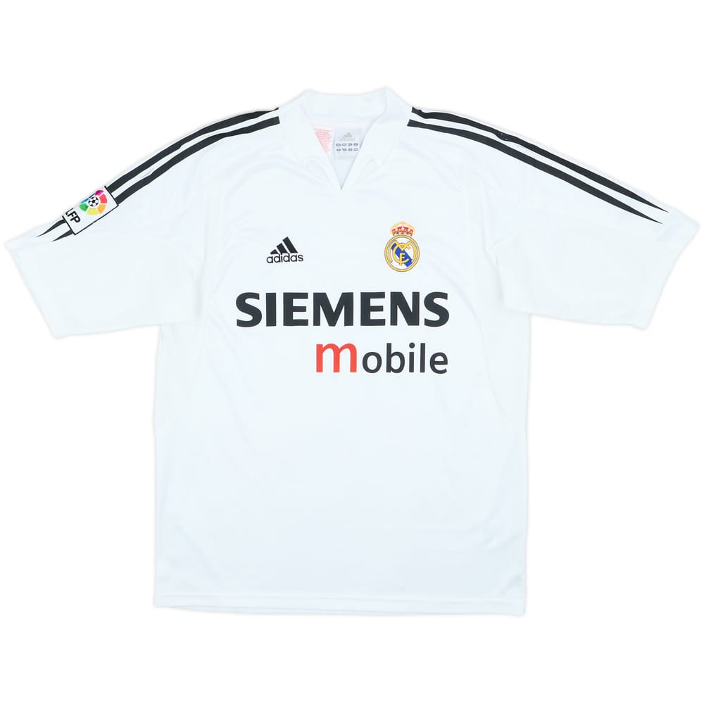 2004-05 Real Madrid Home Shirt - 4/10 - (14-15 Years)