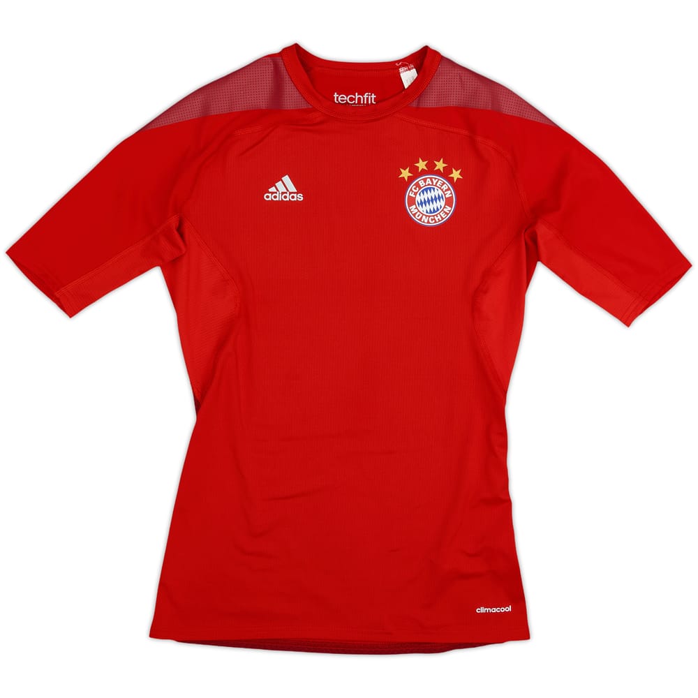 2015-16 Bayern Munich adidas TechFit Compression Baselayer - 8/10 - (L)