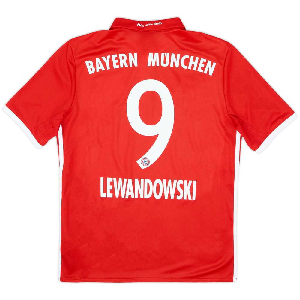 2016-17 Bayern Munich Home Shirt Lewandowski #9 - 6/10 - (15-16 Years)