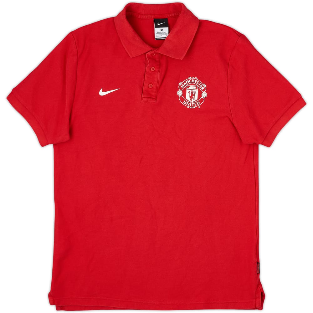 2013-14 Manchester United Nike Polo Shirt - 9/10 - (L)