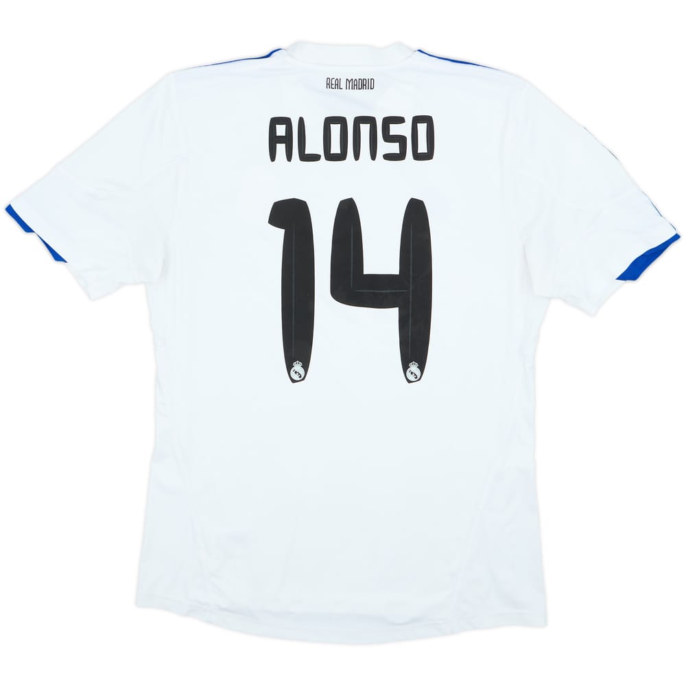 2010-11 Real Madrid Home Shirt Alonso #14 - 4/10 - (L)