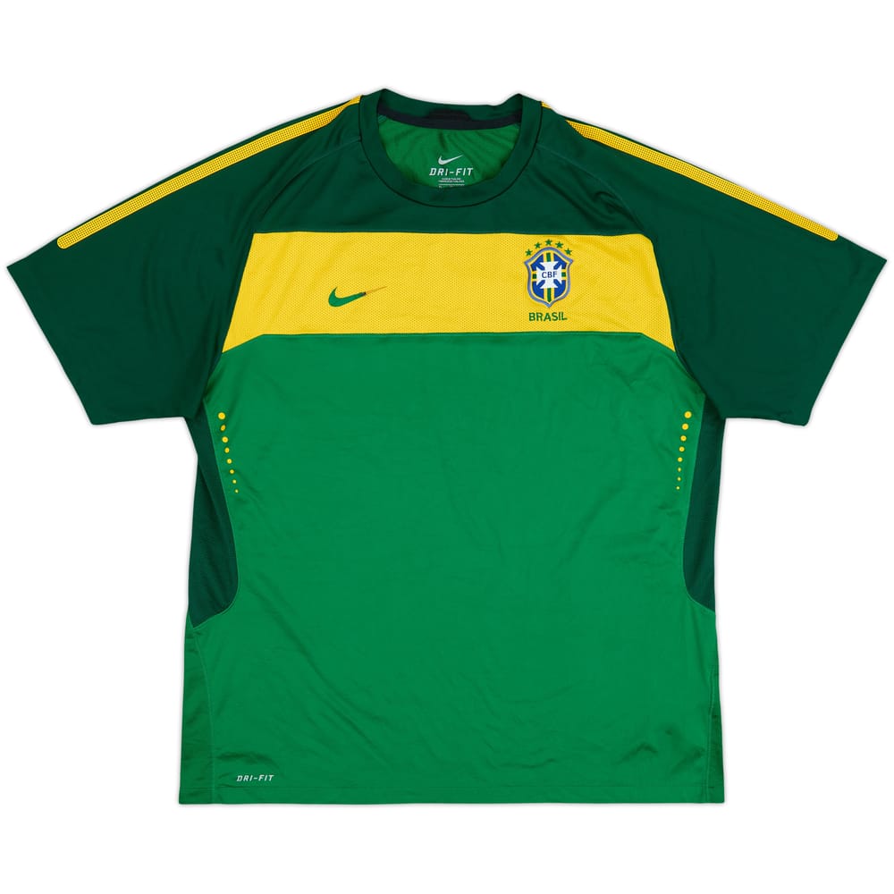 2010-12 Brazil Nike Training Shirt - 5/10 - (XL)