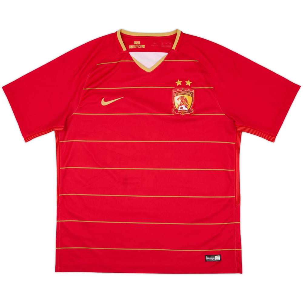 2018-19 Guangzhou Evergrande Home Shirt - 9/10 - (XL)