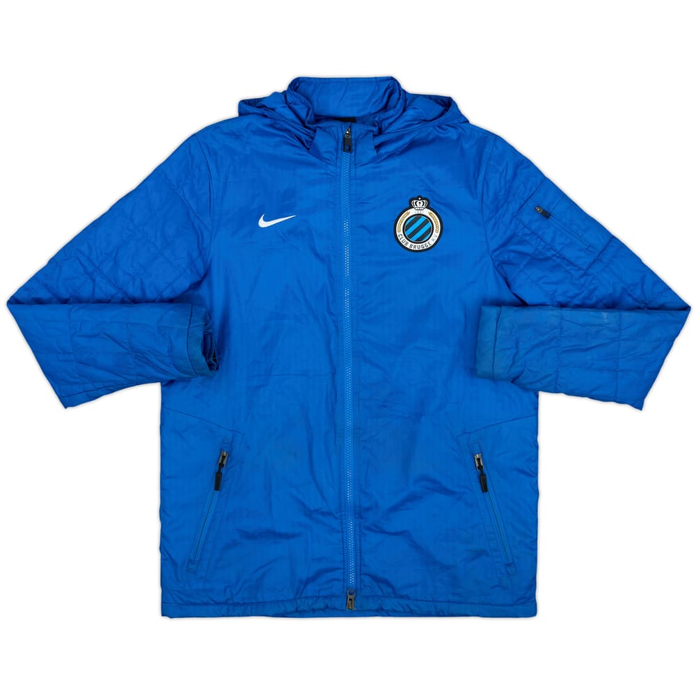 2014-15 Club Brugge Nike Padded Bench Coat - 6/10 - (XL.Boys)