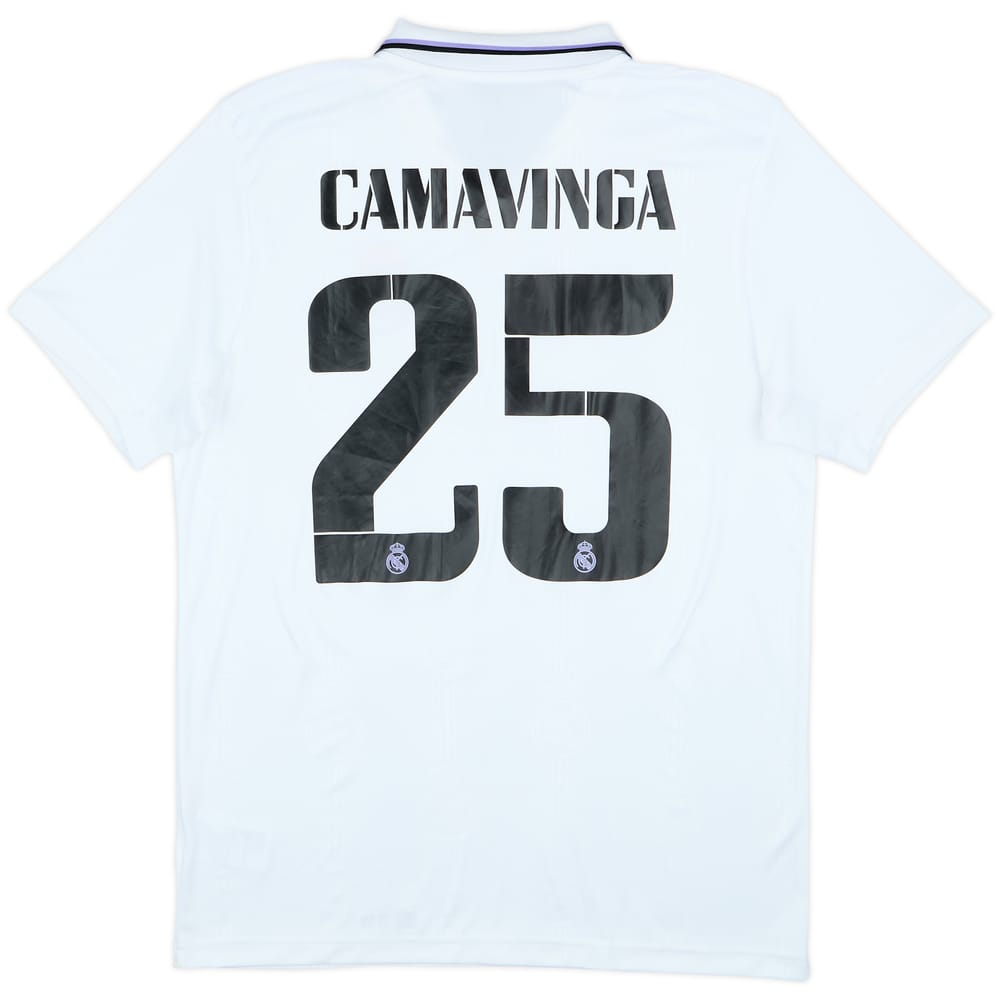 2022-23 Real Madrid Home Shirt Camavinga #25 - 10/10 - (L)