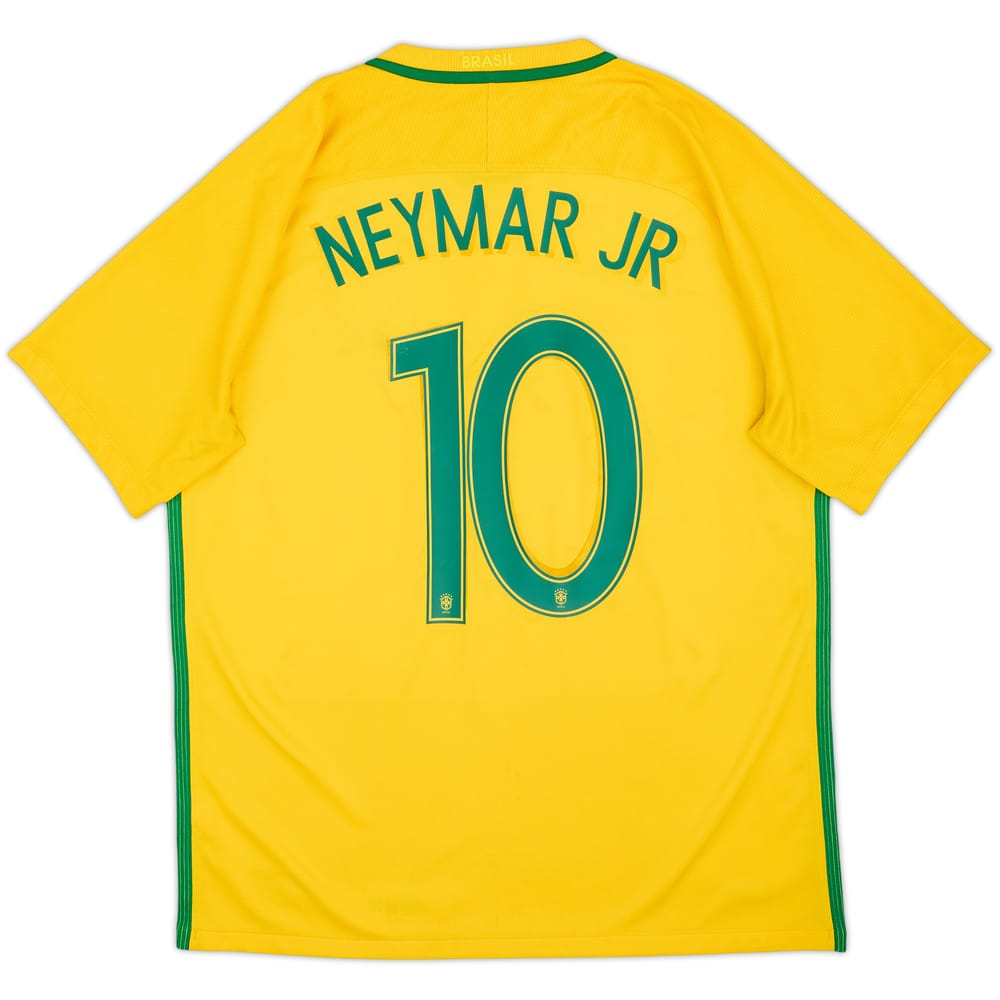 2016-17 Brazil Home Shirt Neymar Jr #10 - 5/10 - (L)