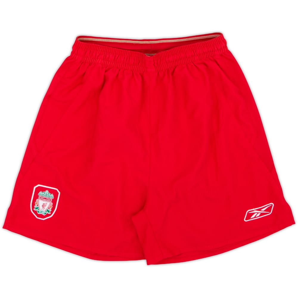 2004-06 Liverpool Home Shorts - 9/10 - (13-14 Years)