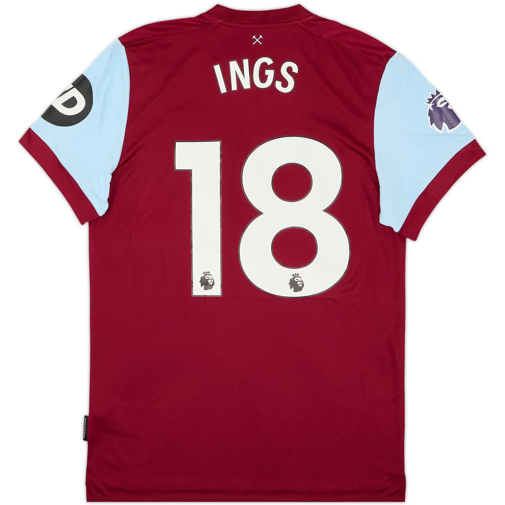 2023-24 West Ham United Home Shirt Ings #18 (L)