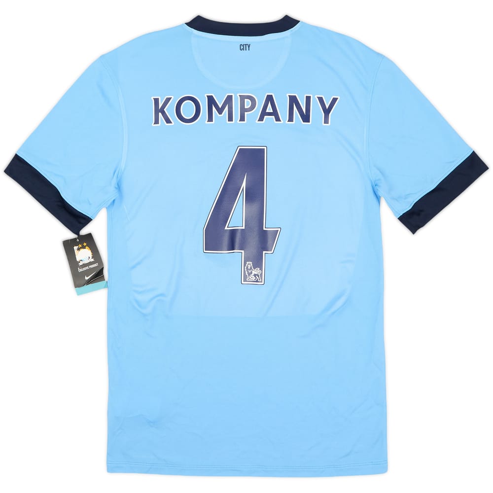 2014-15 Manchester City Home Shirt Kompany #4 (S)