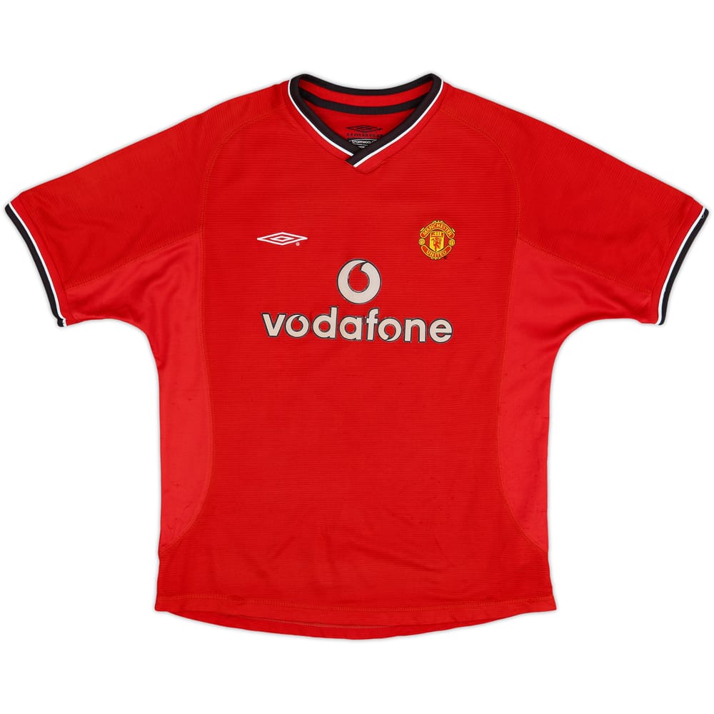 2000-02 Manchester United Home Shirt - 5/10 - (12-13 Years)