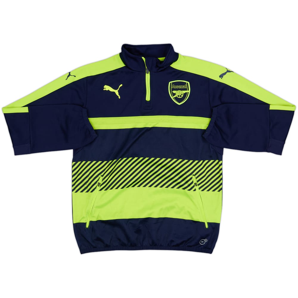 2016-17 Arsenal Puma 1/4 Zip Training Top - 6/10 - (L.Boys)