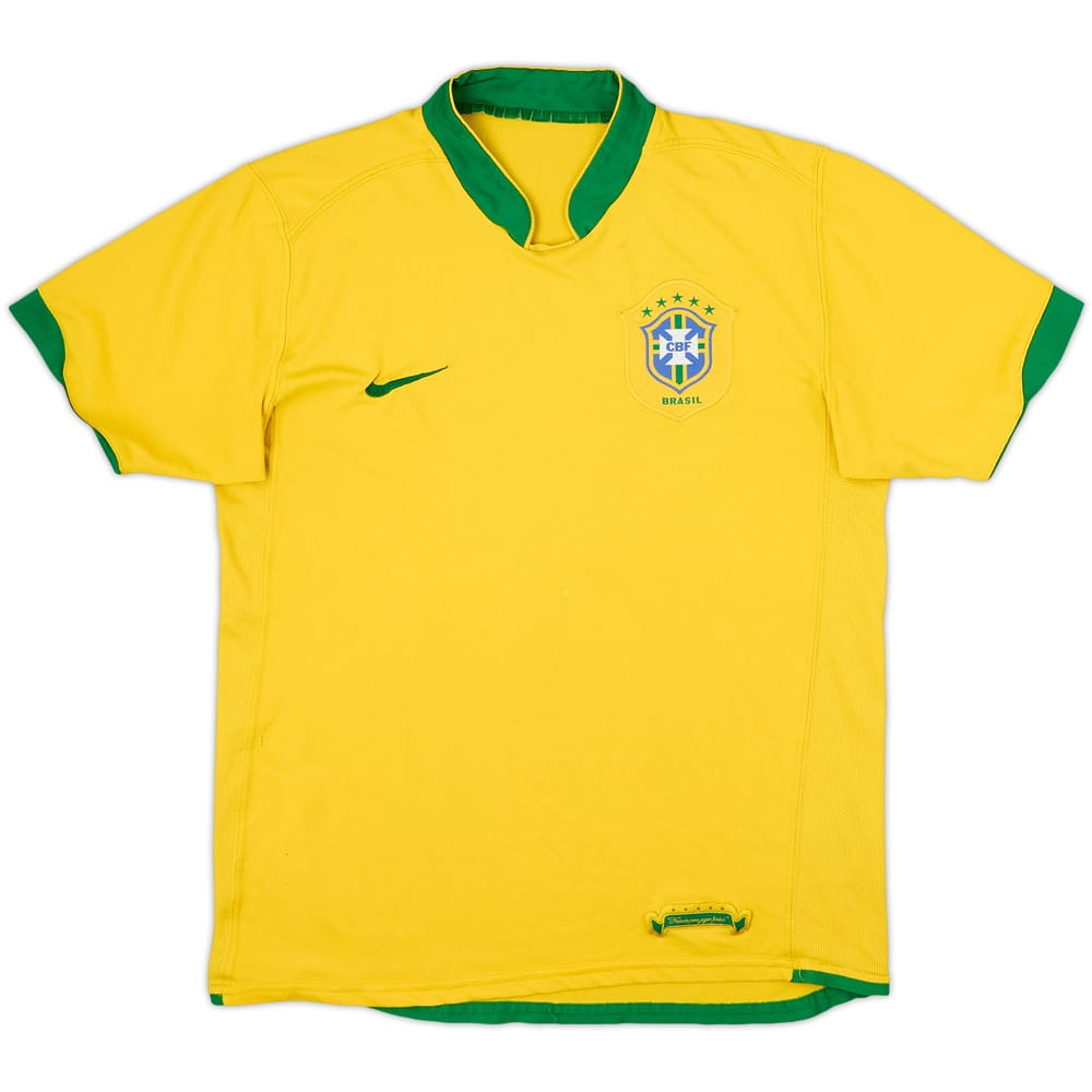 2006-08 Brazil Home Shirt - 5/10 - (M)