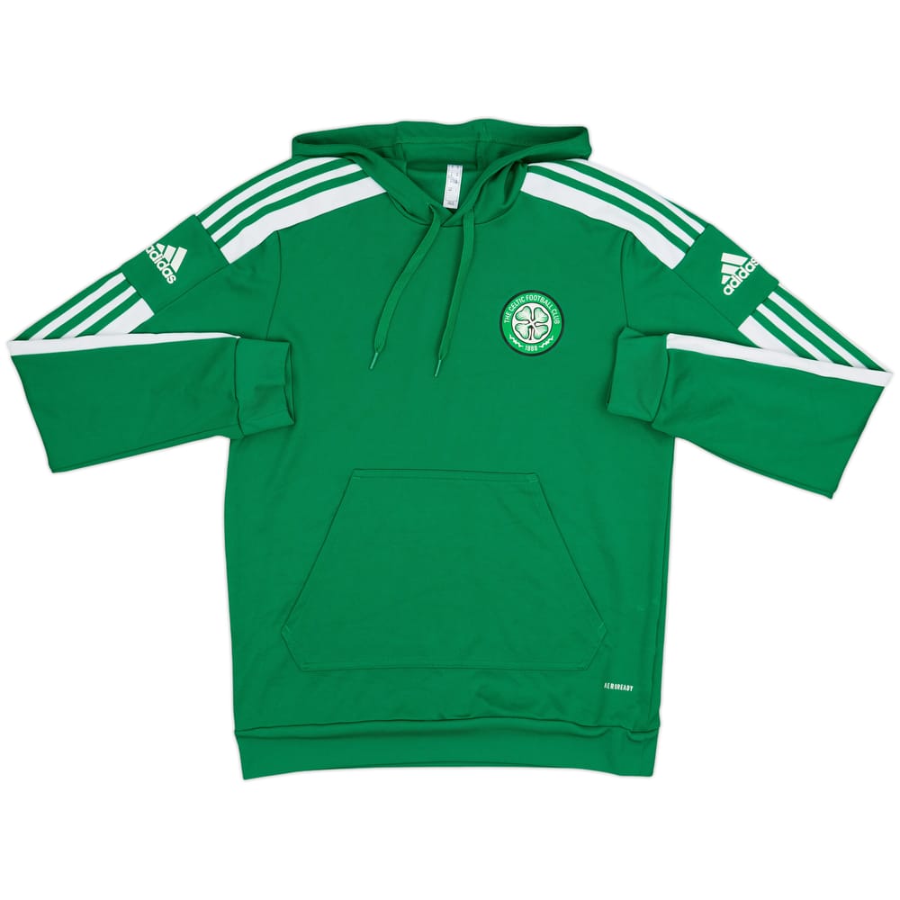 2021-22 Celtic adidas Hooded Sweat Top - 7/10 - (M)