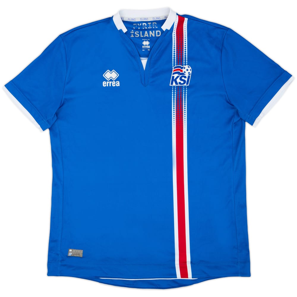 2016-18 Iceland Home Shirt - 8/10 - (M)