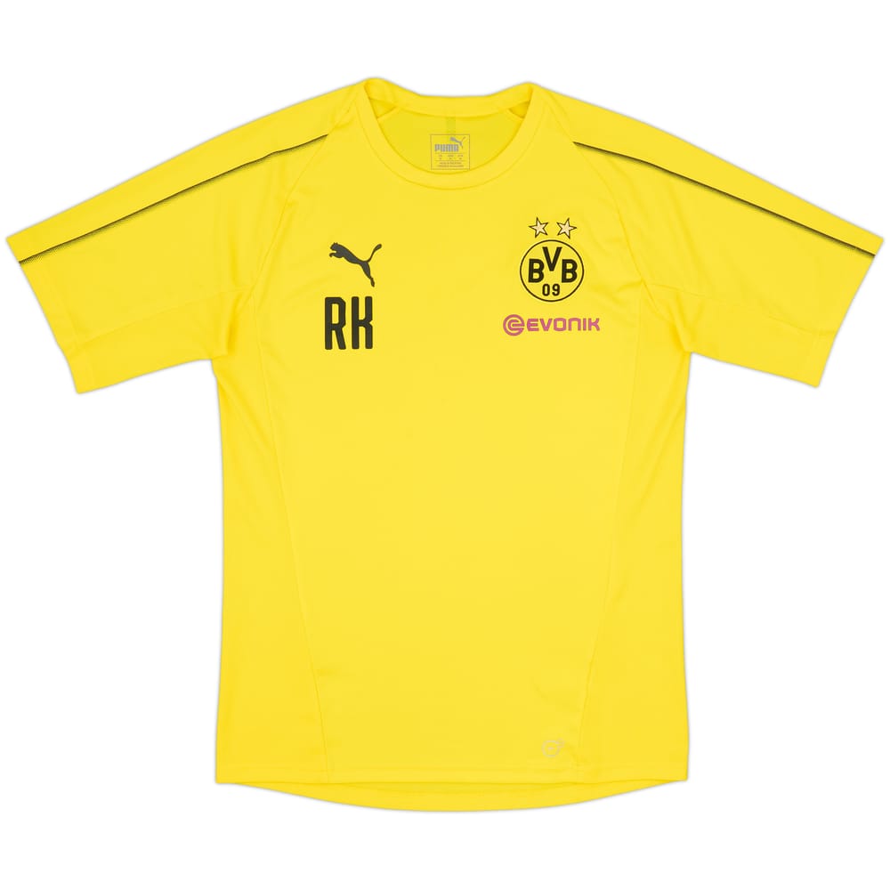2018-19 Borussia Dortmund Player Issue Puma Training Shirt 'RK' - 8/10 - (M)
