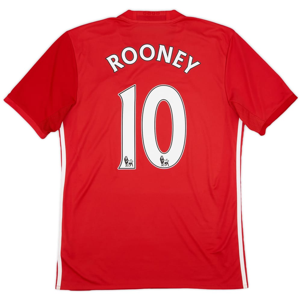 2016-17 Manchester United Home Shirt Rooney #10 - 8/10 - (S)