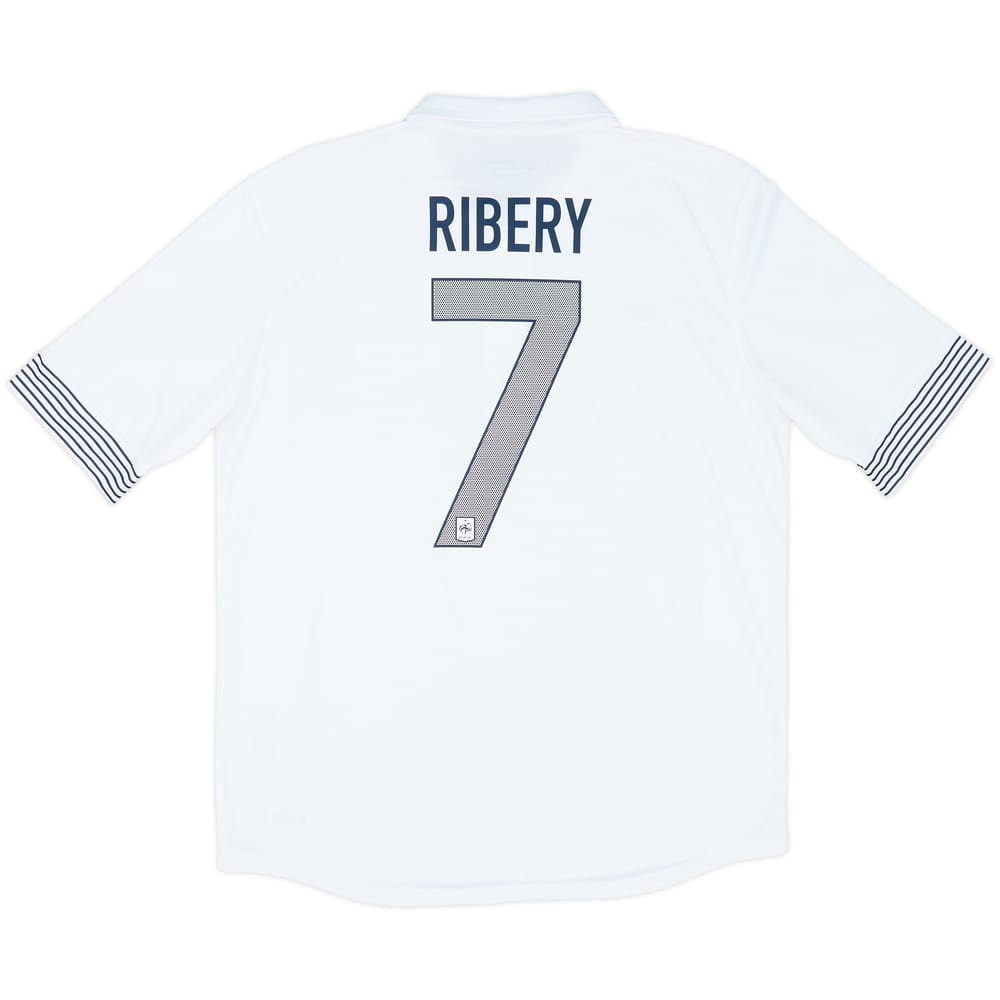 2012-13 France Authentic Away Shirt Ribery #7 - 8/10 - (L)