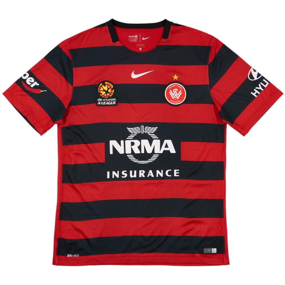 2015-16 Western Sydney Wanderers Home Shirt - 9/10 - (L)