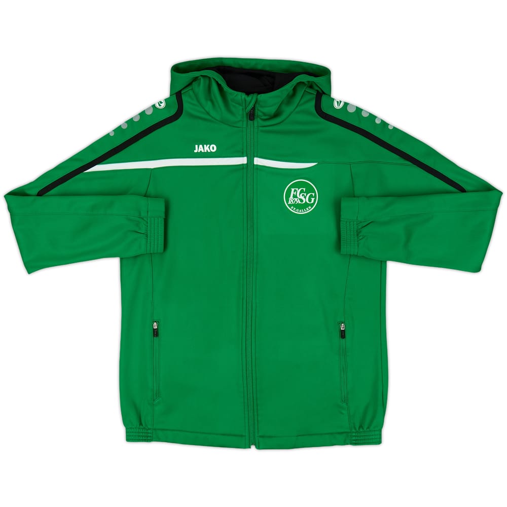 2015-16 St Gallen Jako Track Jacket - 8/10 - (L.Boys)