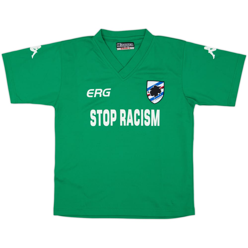 2014-15 Sampdoria 'Torneo Ravano' Kappa Training Shirt #2 - 8/10 - (S)