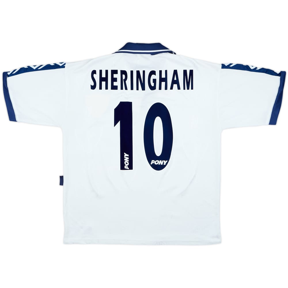 1995-97 Tottenham Home Shirt Sheringham #10 - 7/10 - (L)