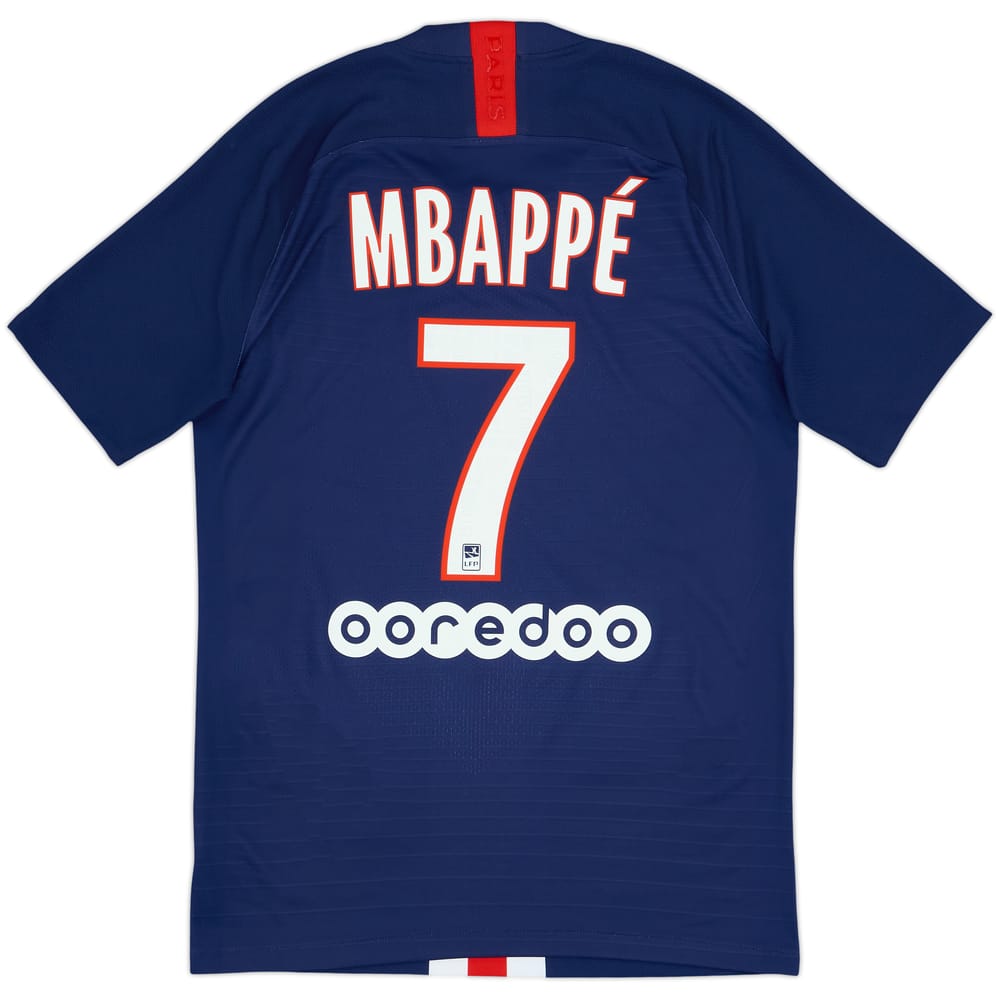 2019-20 Paris Saint-Germain Authentic Home Shirt Mbappe #7 - 8/10 - (S)