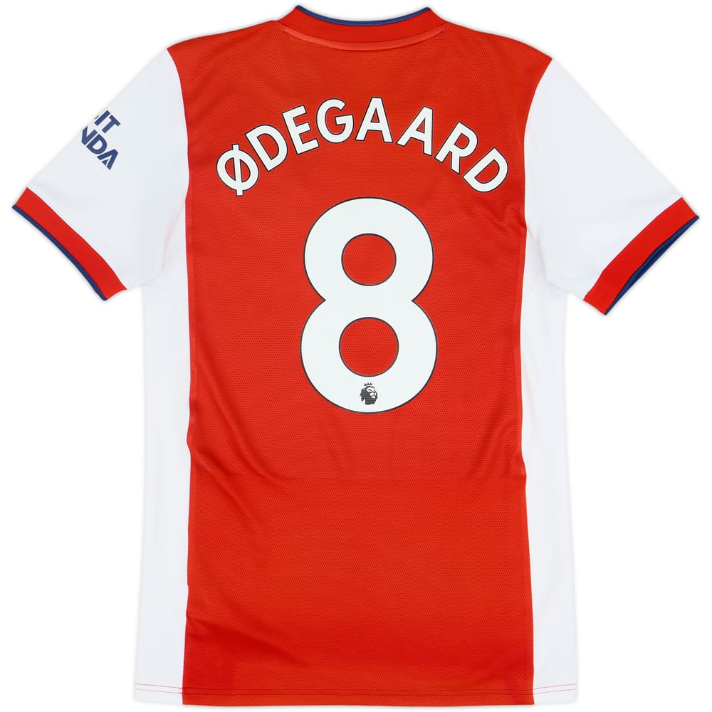 2021-22 Arsenal Home Shirt Odegaard #8 - 8/10 - (S)
