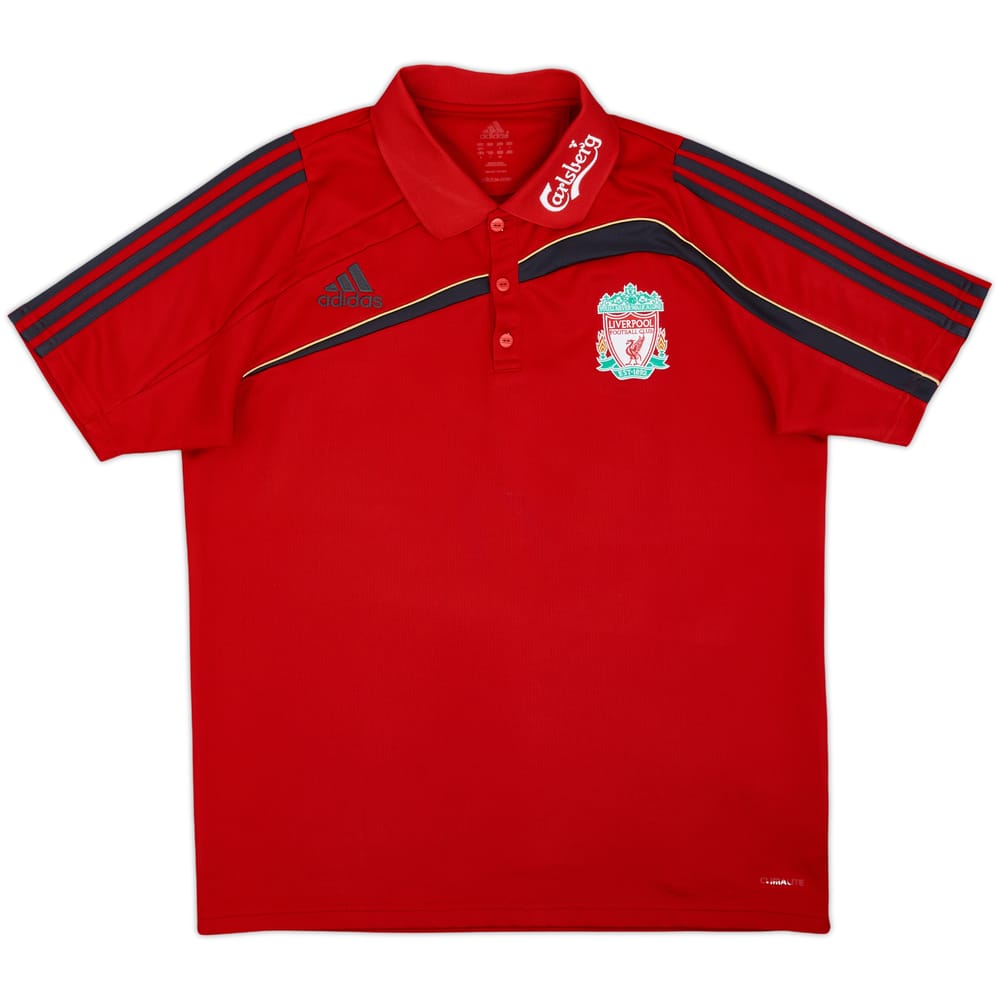 2009-10 Liverpool adidas Polo Shirt - 7/10 - (S)
