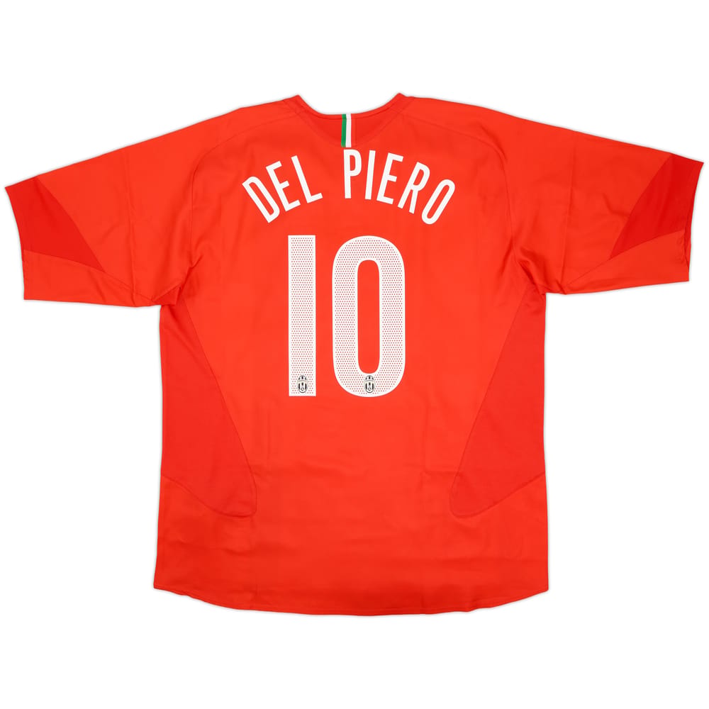 2005-06 Juventus Away Shirt Del Piero #10 - 7/10 - (XL)