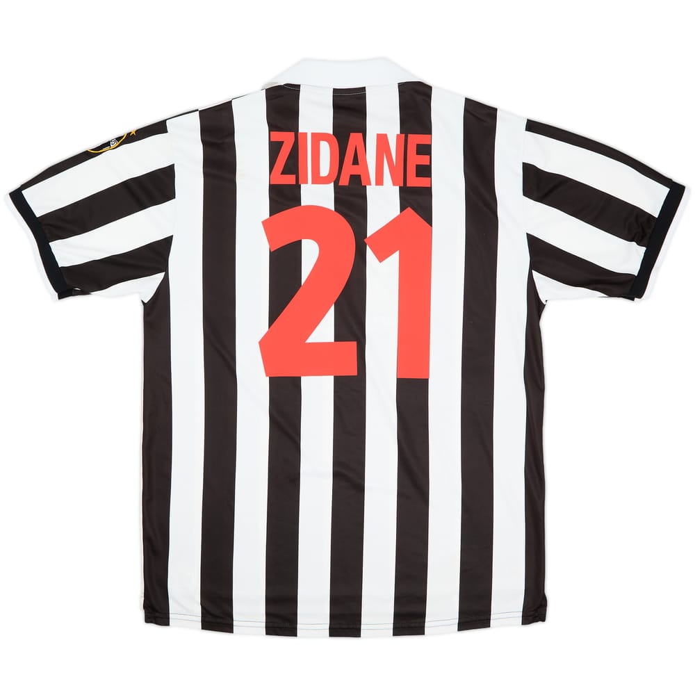1998-99 Juventus Home Shirt Zidane #21 - 8/10 - (XL)