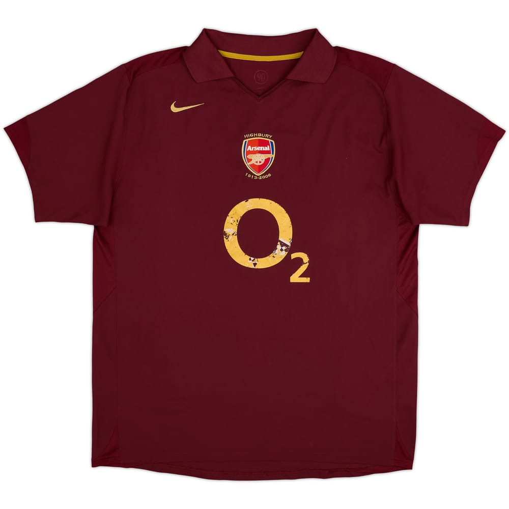 2005-06 Arsenal Home Shirt - 5/10 - (XL)