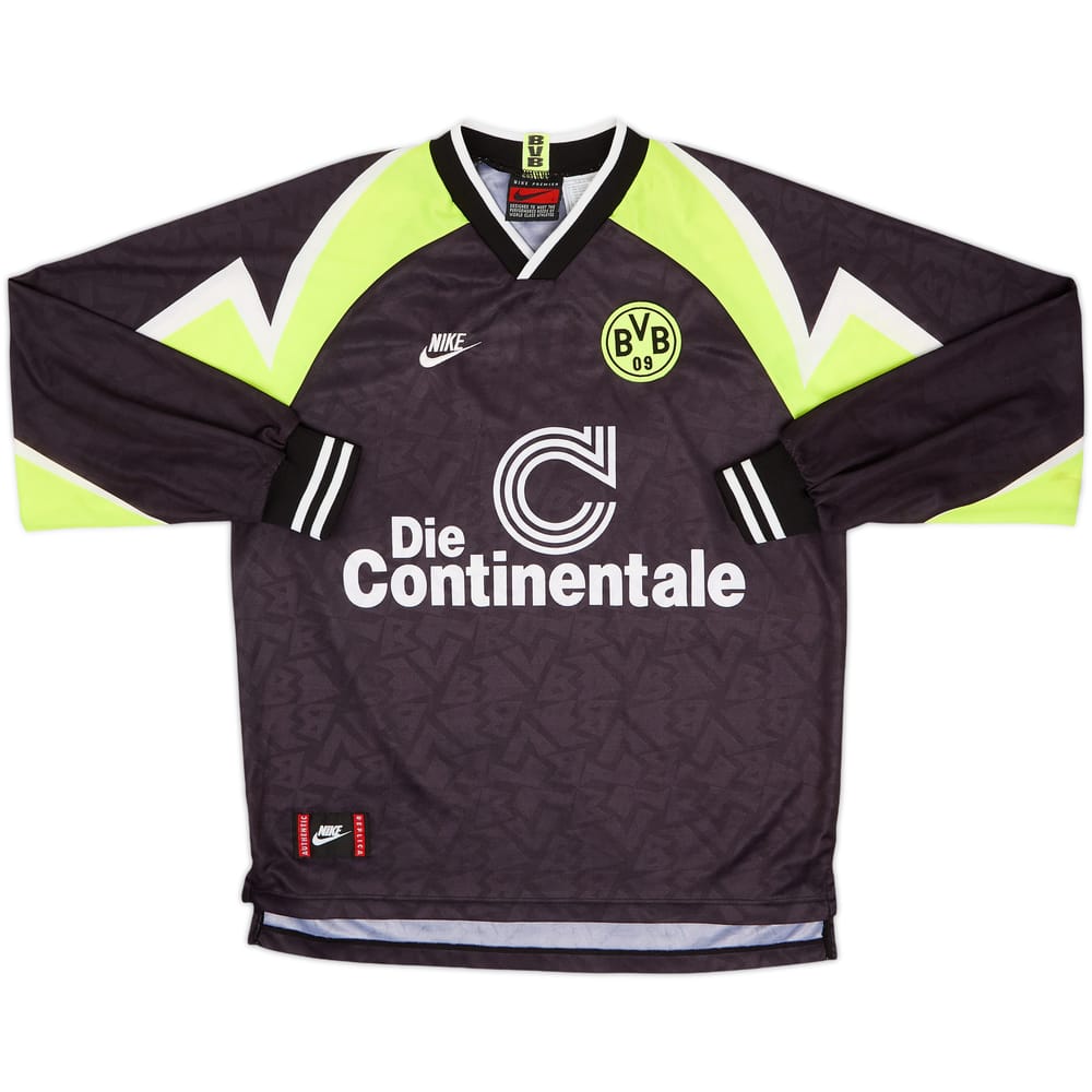 1995-96 Borussia Dortmund Away L/S Shirt - 8/10 - (L)