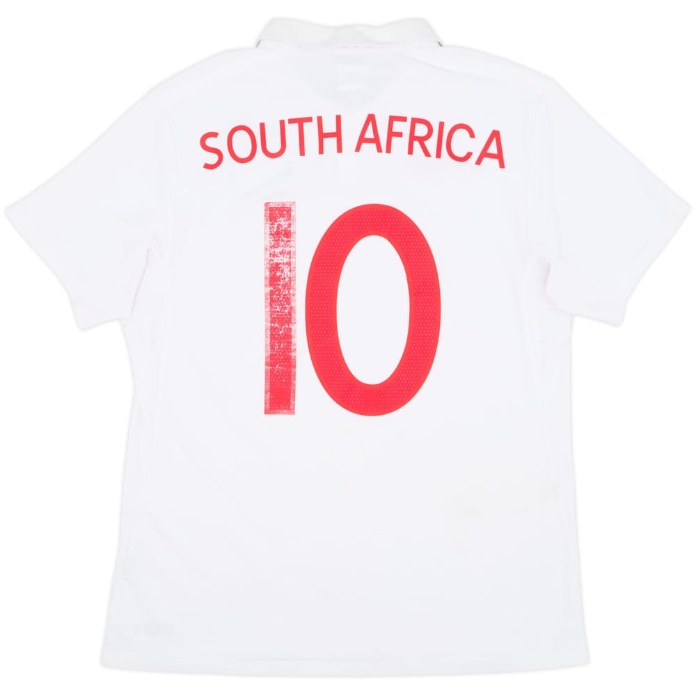 2009-10 England Home Shirt South Africa #10 - 5/10 - (L)