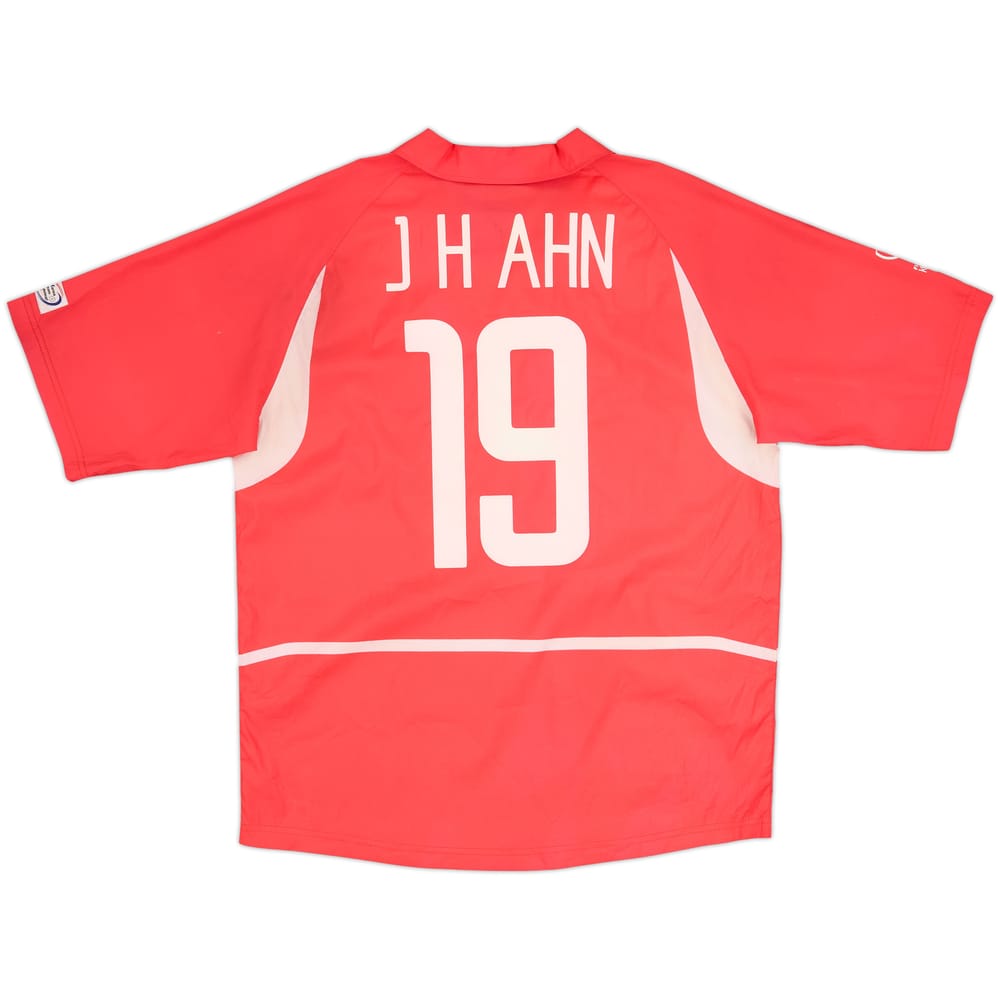 2002-03 South Korea Home Shirt J.H.Ahn #19 - 6/10 - (M)