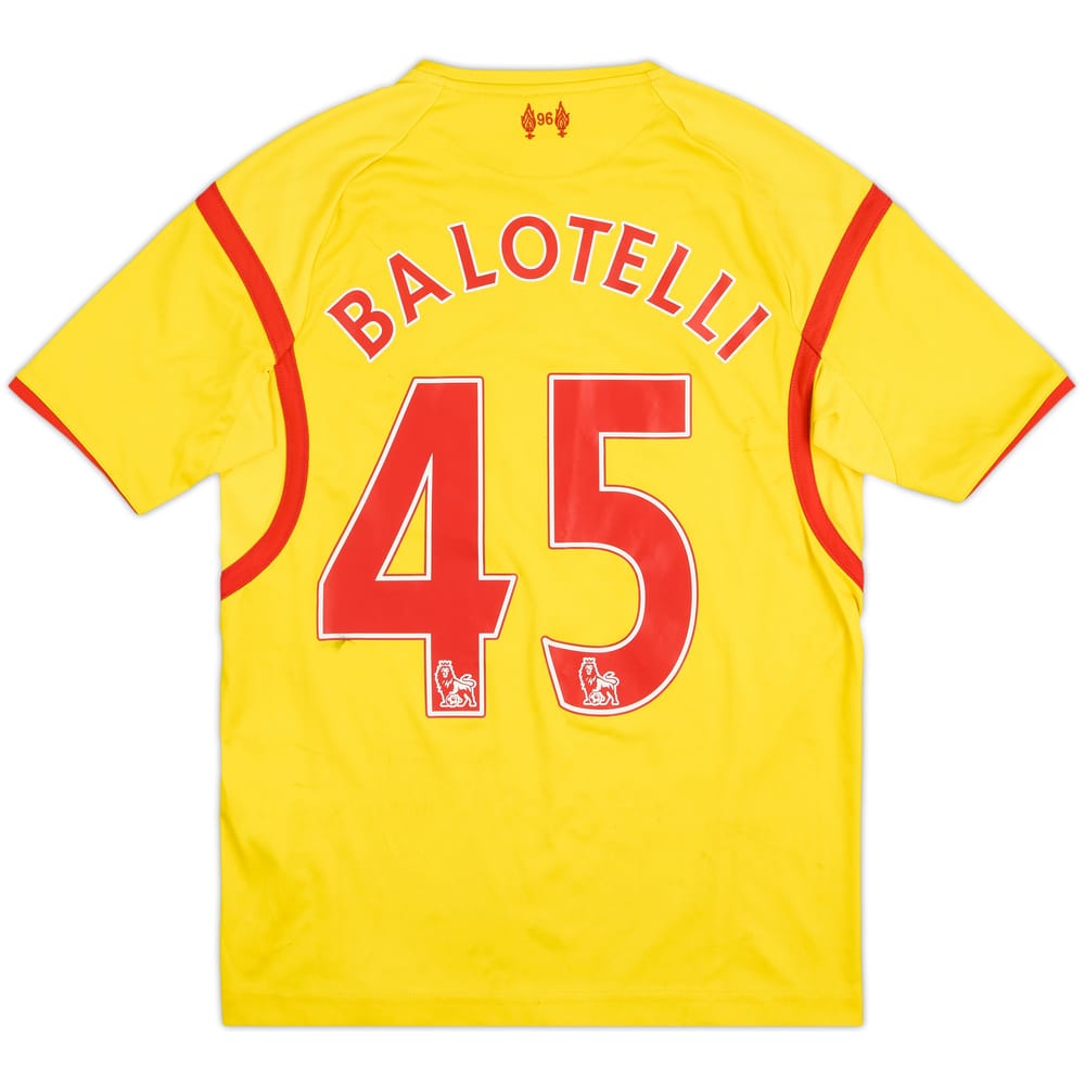 2014-15 Liverpool Away Shirt Balotelli #45 - 5/10 - (13-14 Years)