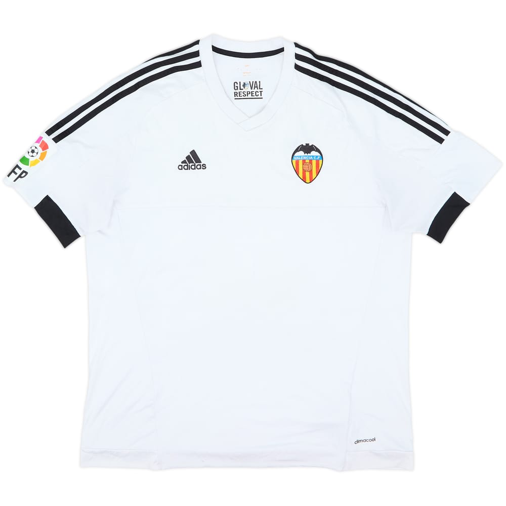 2015-16 Valencia Home Shirt - 4/10 - (XL)