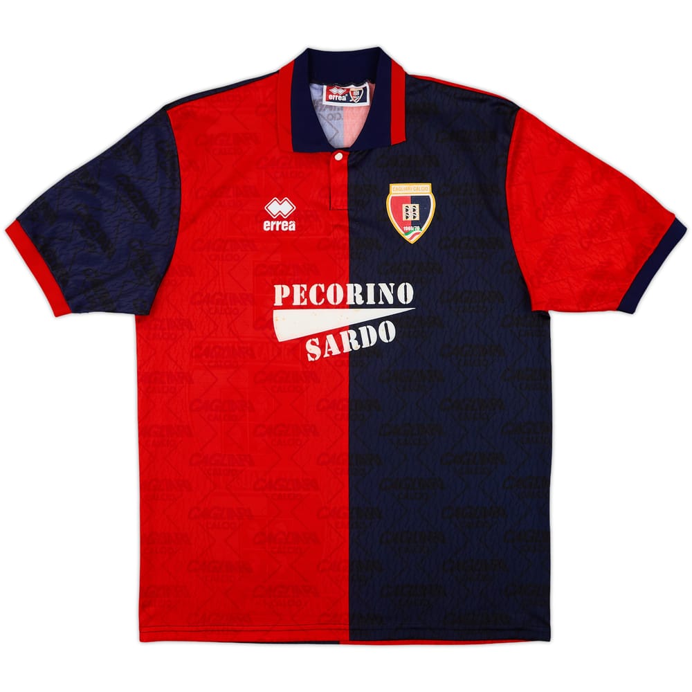 1993-94 Cagliari Home Shirt - 6/10 - (L)
