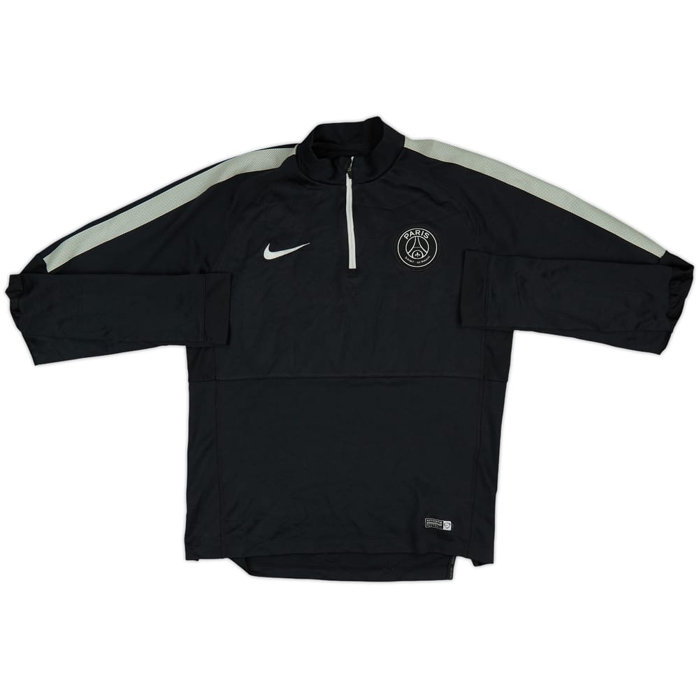 2014-15 Paris Saint-Germain Nike 1/4 Zip Drill Top - 8/10 - (M)