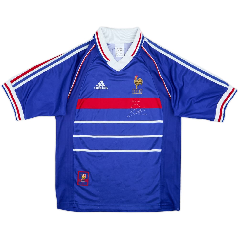 1998-00 France Pour Toi Zinedine Zidane Home Shirt - 7/10 - (S)