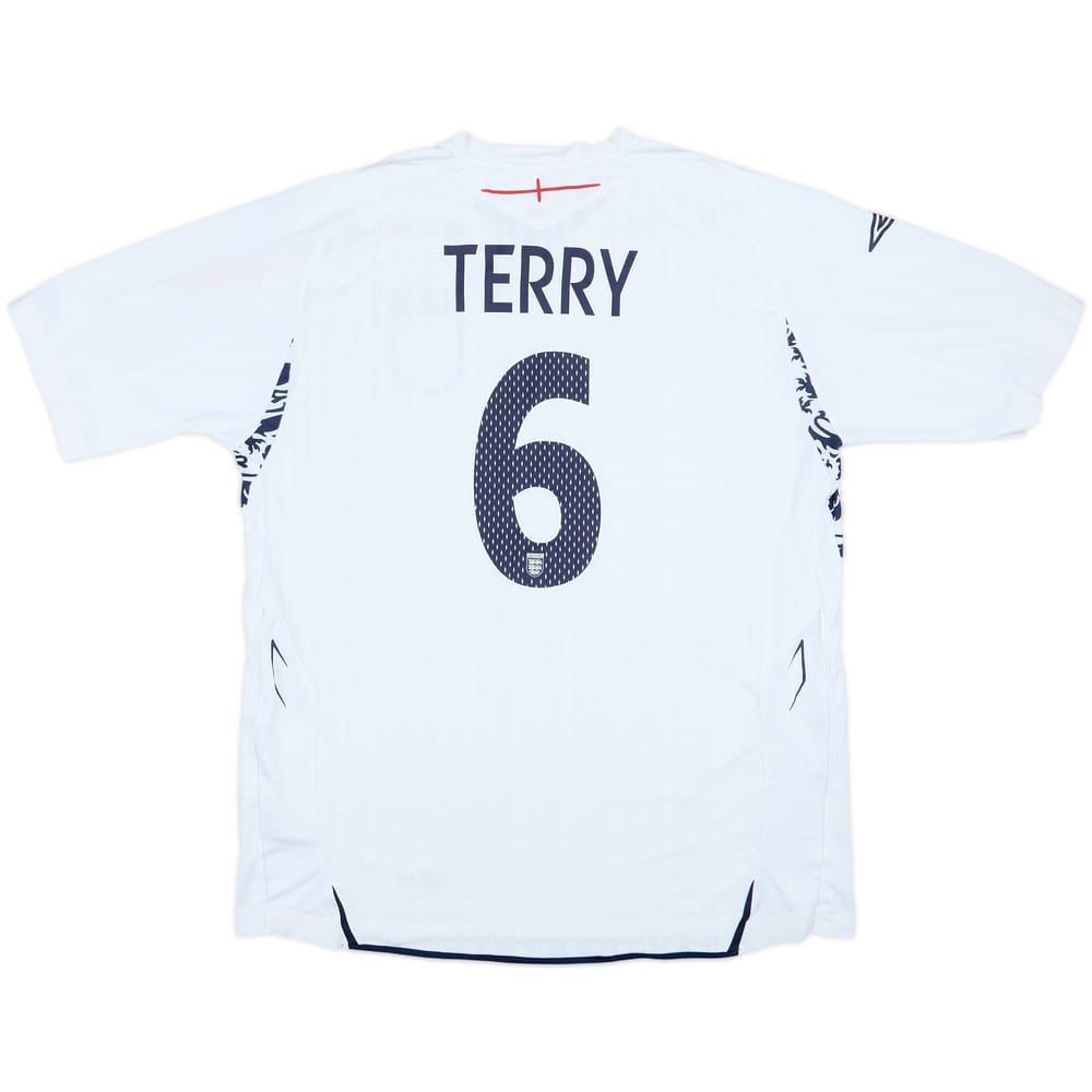 2007-09 England Home Shirt Terry #6 - 6/10 - (XL)